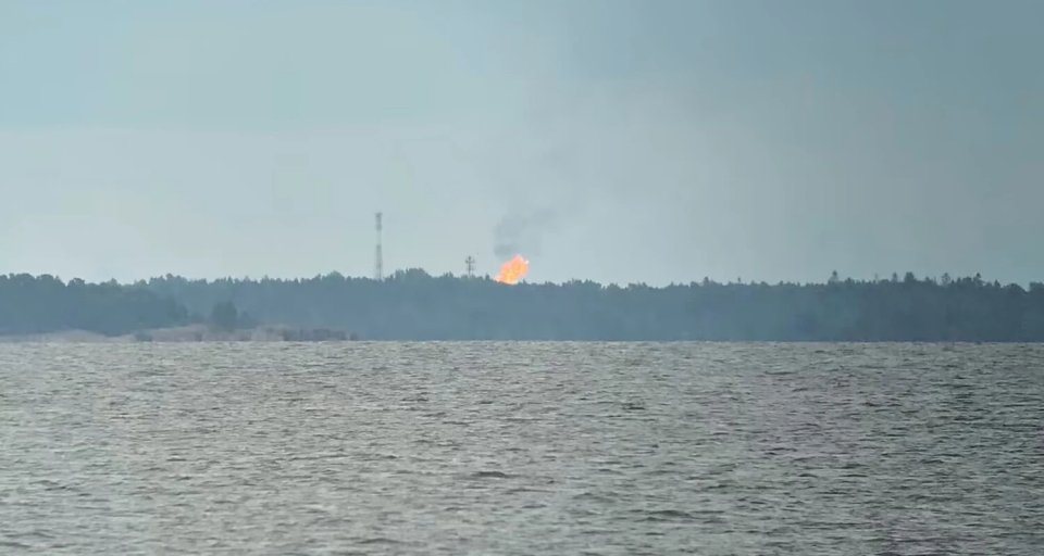 Газпром начал сжигать газ, который не дошел до Европы