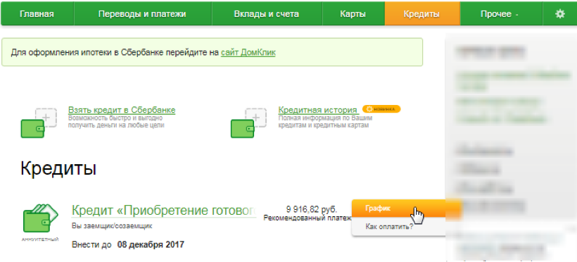 Кредиты